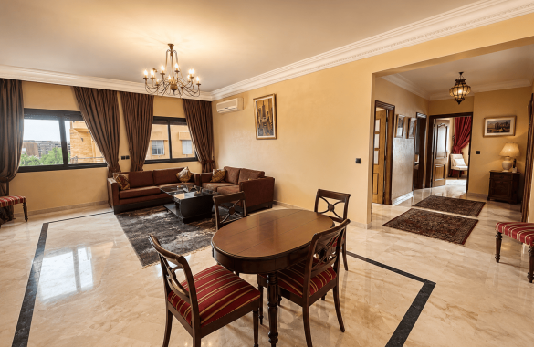 Spacious Apartment with Pool in Hivernage – Near Menara Mall