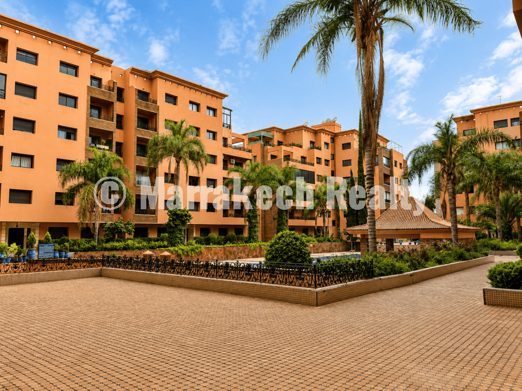 Spacieux Appartement avec Piscine à l’Hivernage – Proche Menara Mall
