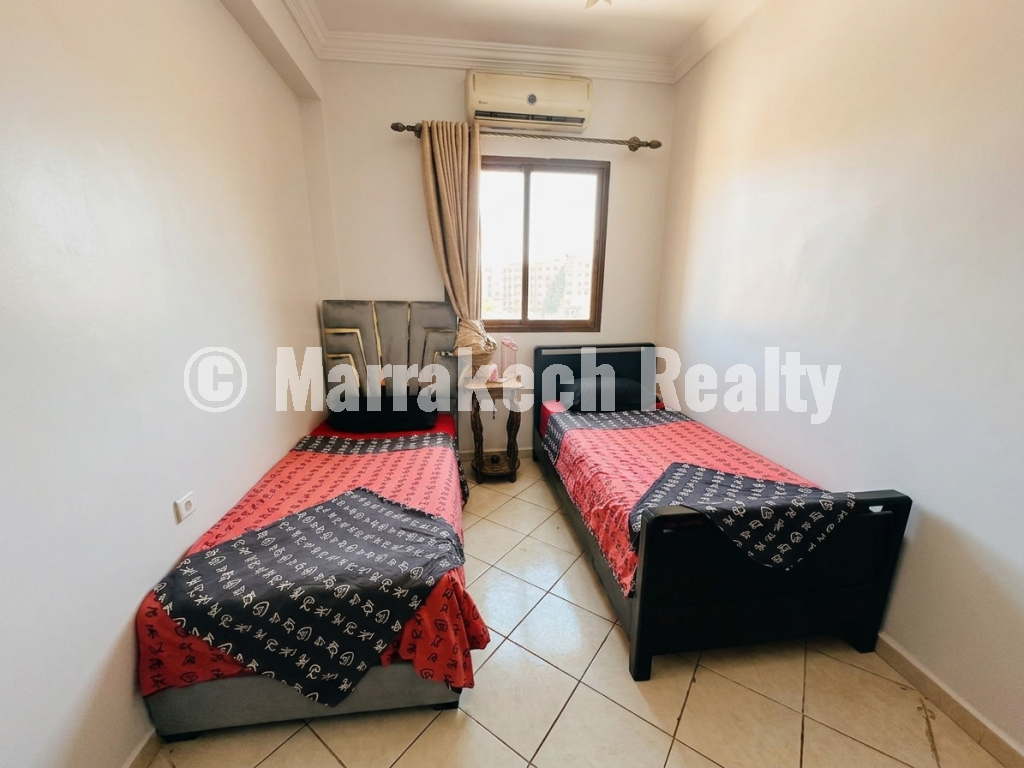 Bright apartment with balcony and no overlooking neighbors – Guéliz