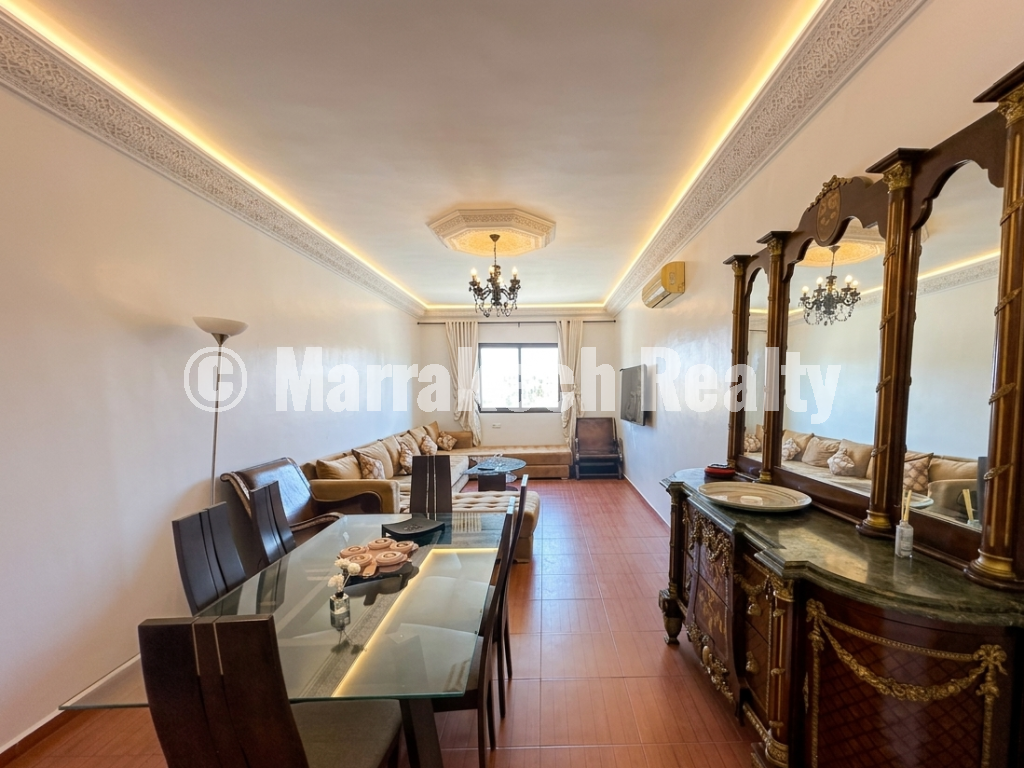 Bright apartment with balcony and no overlooking neighbors – Guéliz