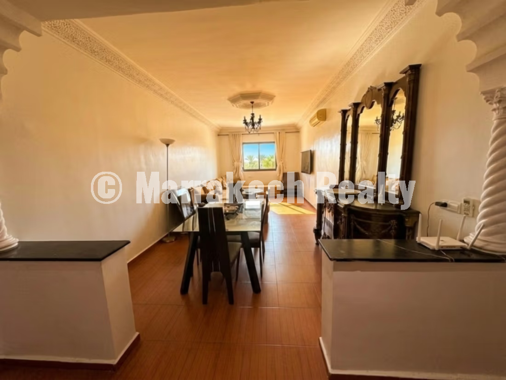 Bright apartment with balcony and no overlooking neighbors – Guéliz