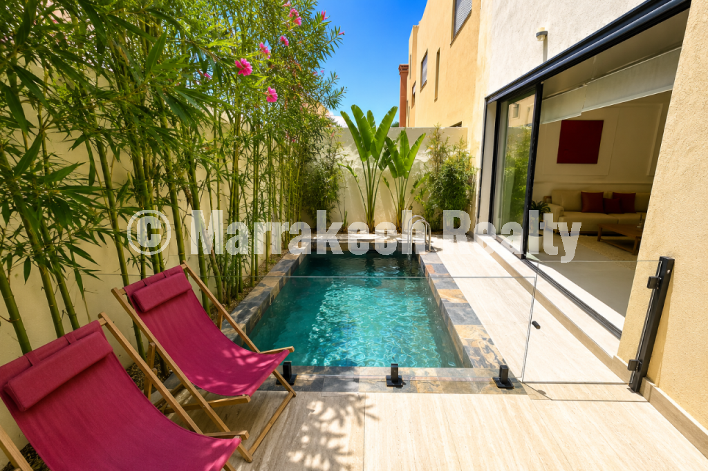 Villa 4 suites avec piscine chauffée à vendre – Route d’Amizmiz