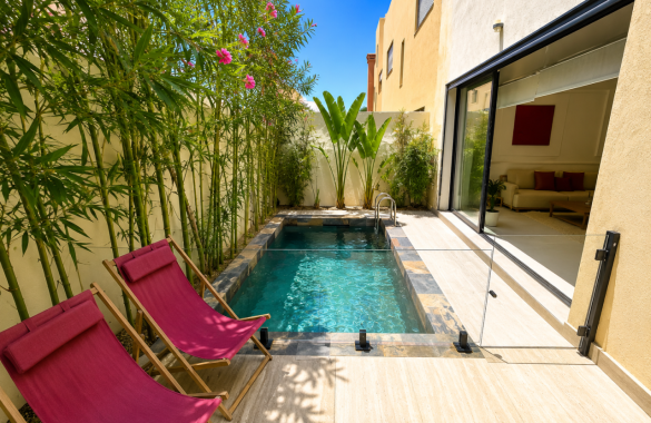 Villa 4 suites avec piscine chauffée à vendre – Route d’Amizmiz