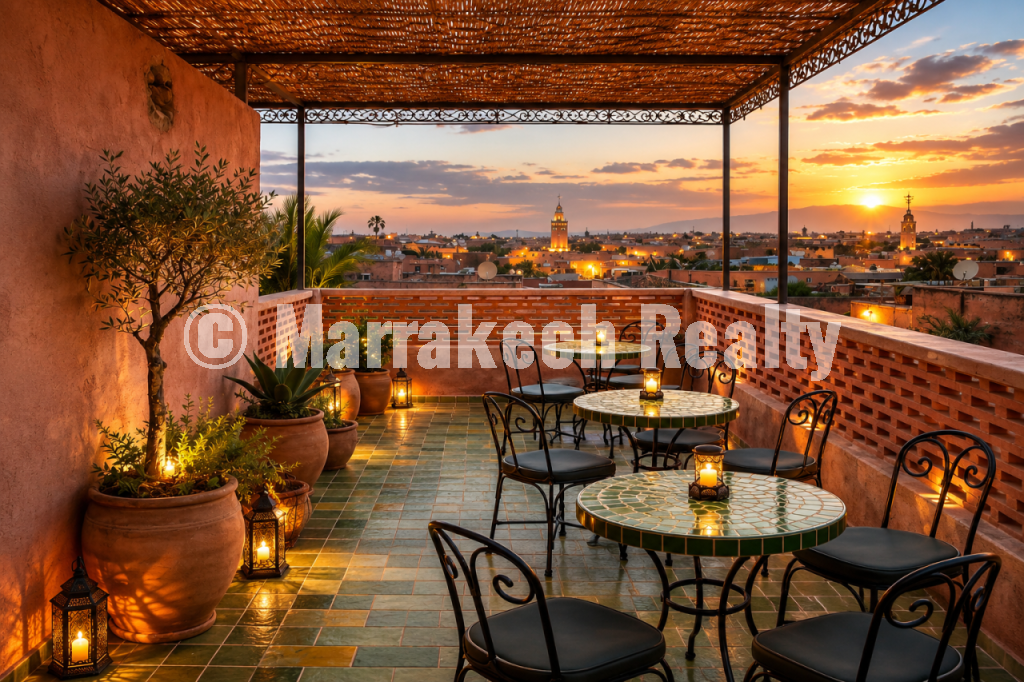 Local commercial pour restaurant à vendre dans la Médina de Marrakech – Derb Dabachi
