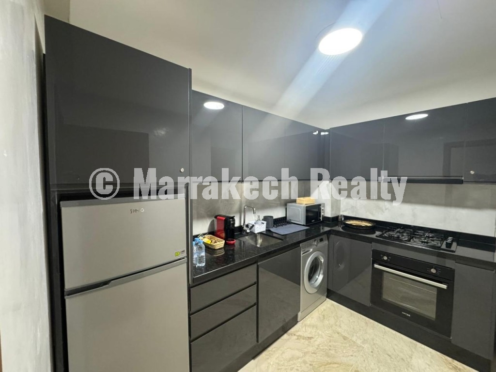 Appartement de 2 chambres à vendre à Guéliz avec piscine chauffée