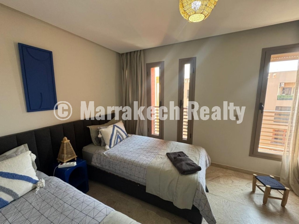 Appartement de 2 chambres à vendre à Guéliz avec piscine chauffée
