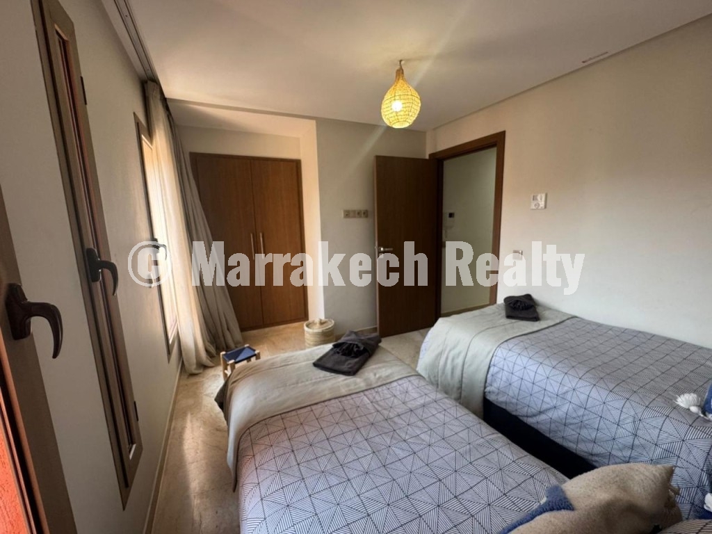 Appartement de 2 chambres à vendre à Guéliz avec piscine chauffée