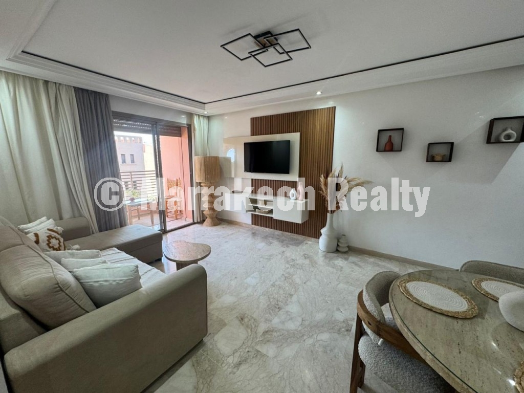 Appartement de 2 chambres à vendre à Guéliz avec piscine chauffée