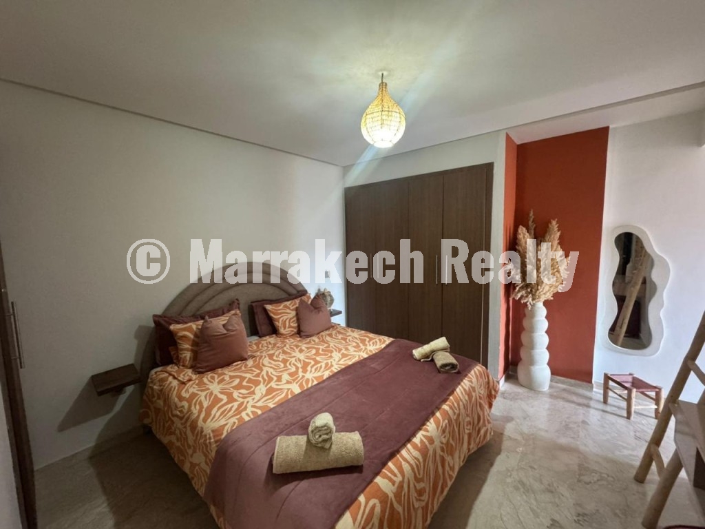 Appartement de 2 chambres à vendre à Guéliz avec piscine chauffée