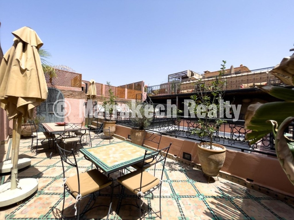 Riad Rénové à vendre- Emplacement exceptionnel Médina Marrakech