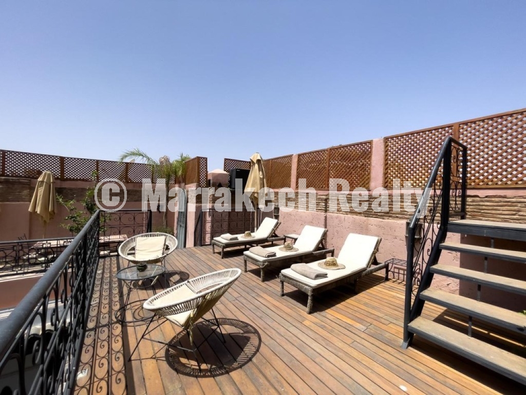 Riad Rénové à vendre- Emplacement exceptionnel Médina Marrakech