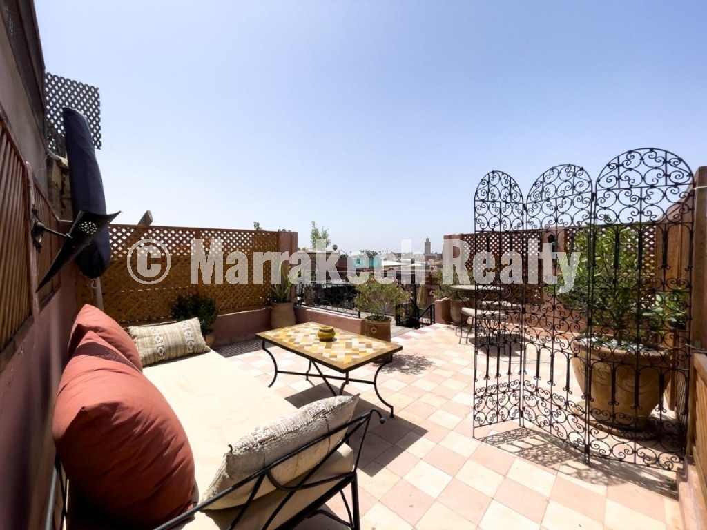 Riad Rénové à vendre- Emplacement exceptionnel Médina Marrakech