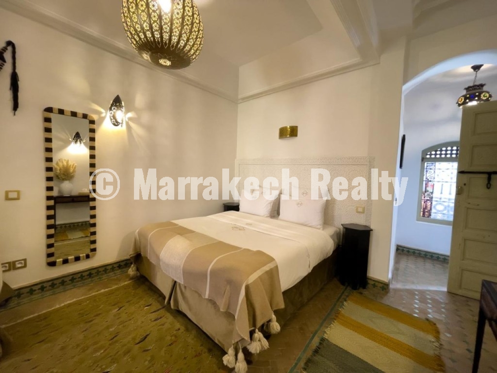 Riad Rénové à vendre- Emplacement exceptionnel Médina Marrakech