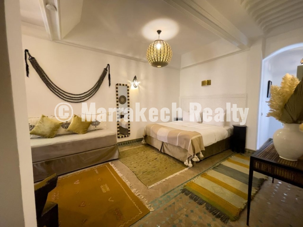 Riad Rénové à vendre- Emplacement exceptionnel Médina Marrakech
