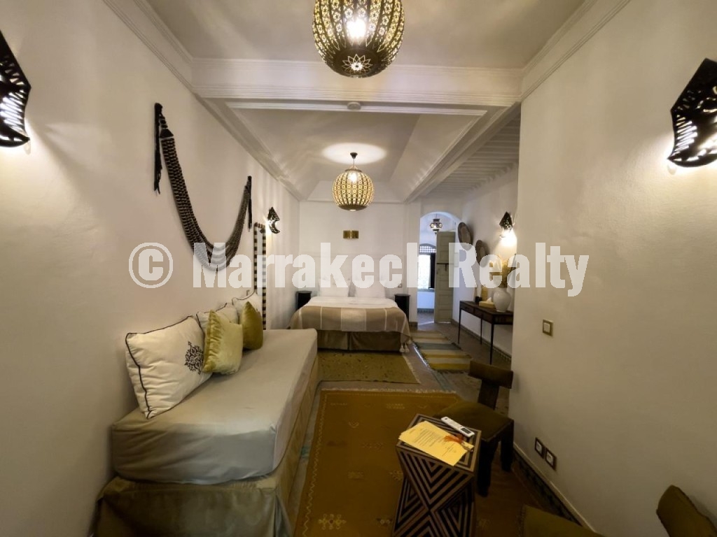 Riad Rénové à vendre- Emplacement exceptionnel Médina Marrakech