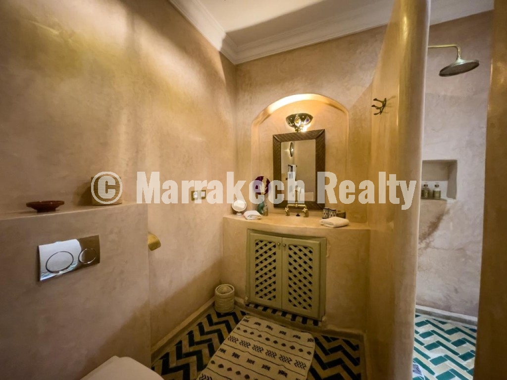 Riad Rénové à vendre- Emplacement exceptionnel Médina Marrakech