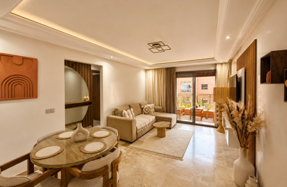 Appartement de 2 chambres à vendre à Guéliz avec piscine chauffée