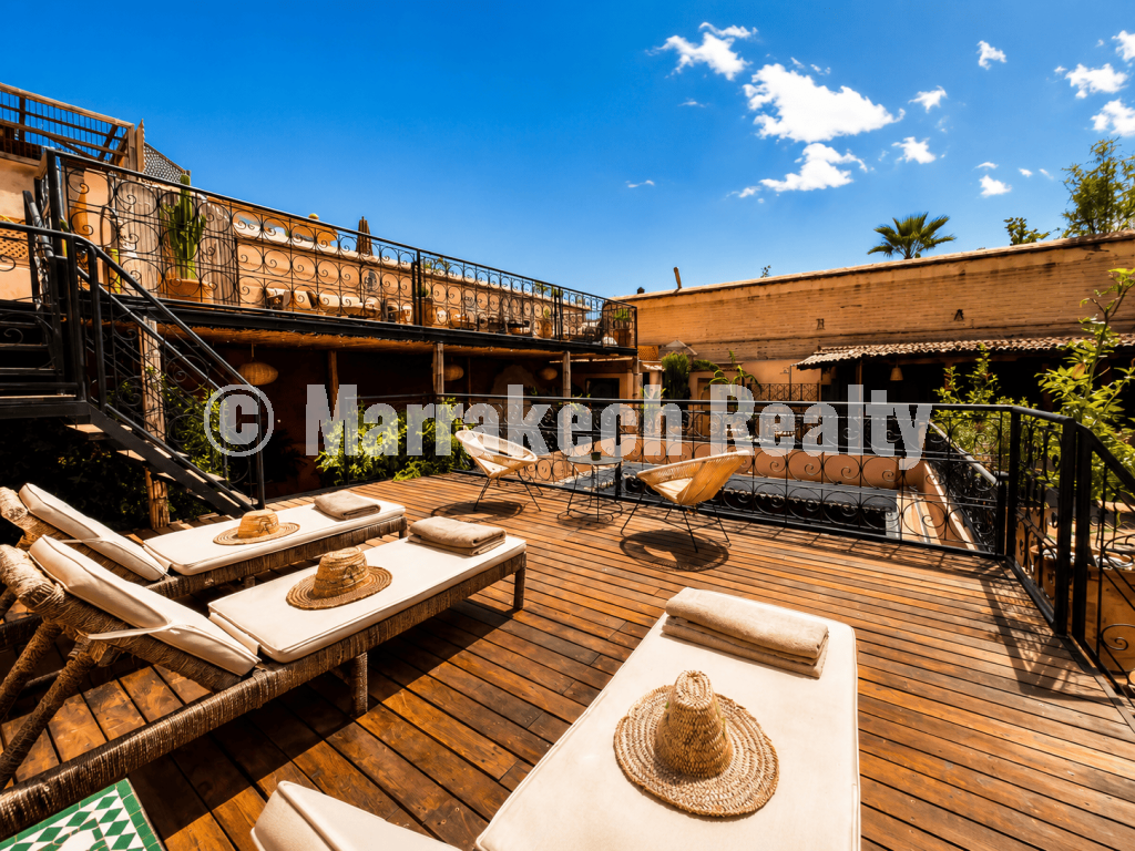Riad Rénové à vendre- Emplacement exceptionnel Médina Marrakech