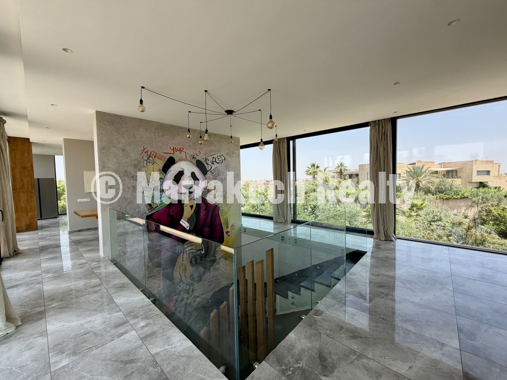 Villa de prestige 5 suites à louer avec piscine chauffée et hammam à Amelkis