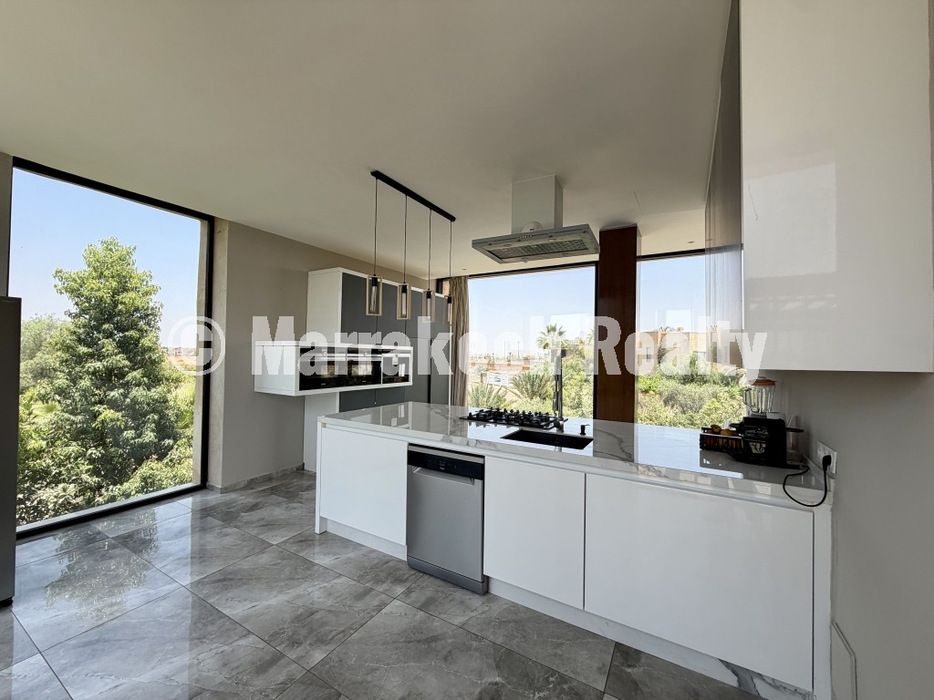 Villa de prestige 5 suites à louer avec piscine chauffée et hammam à Amelkis