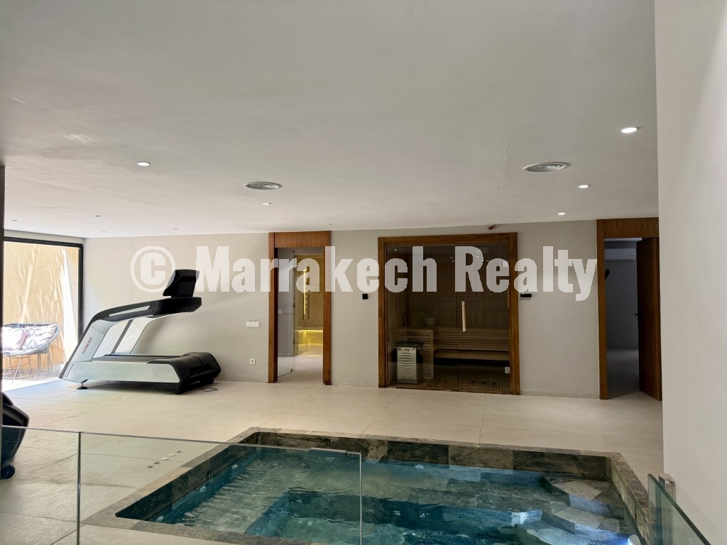 Villa de prestige 5 suites à louer avec piscine chauffée et hammam à Amelkis