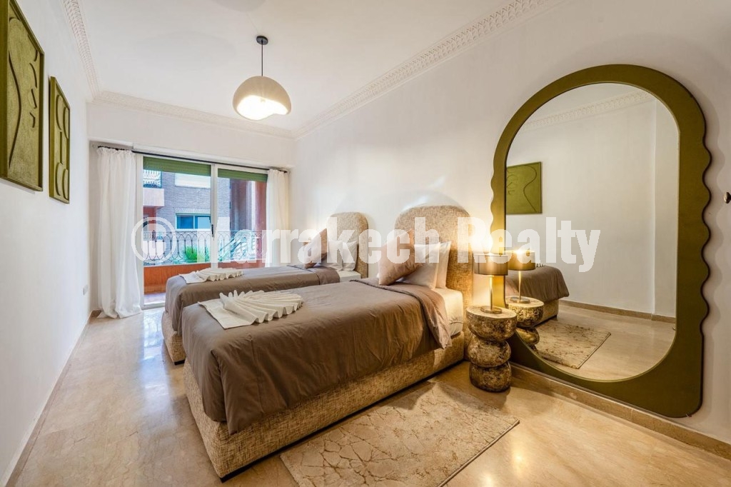Spacious Furnished Apartment for Rent with Swimming Pool – Hivernage