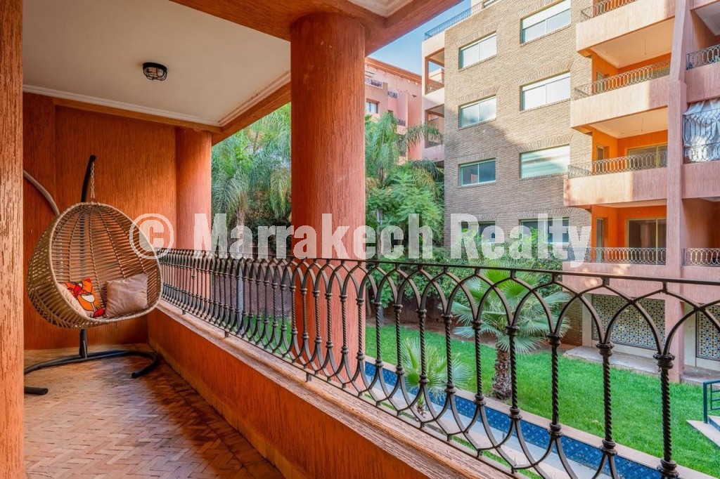 Spacious Furnished Apartment for Rent with Swimming Pool – Hivernage