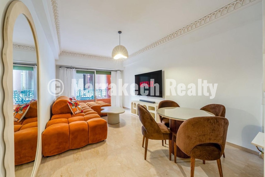 Spacious Furnished Apartment for Rent with Swimming Pool – Hivernage