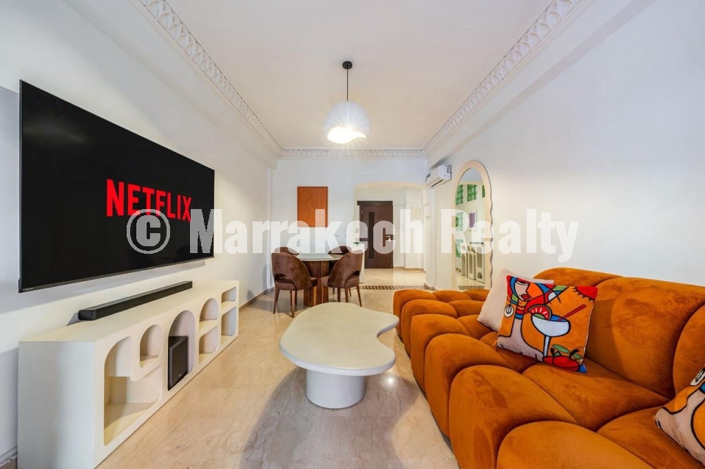 Spacious Furnished Apartment for Rent with Swimming Pool – Hivernage