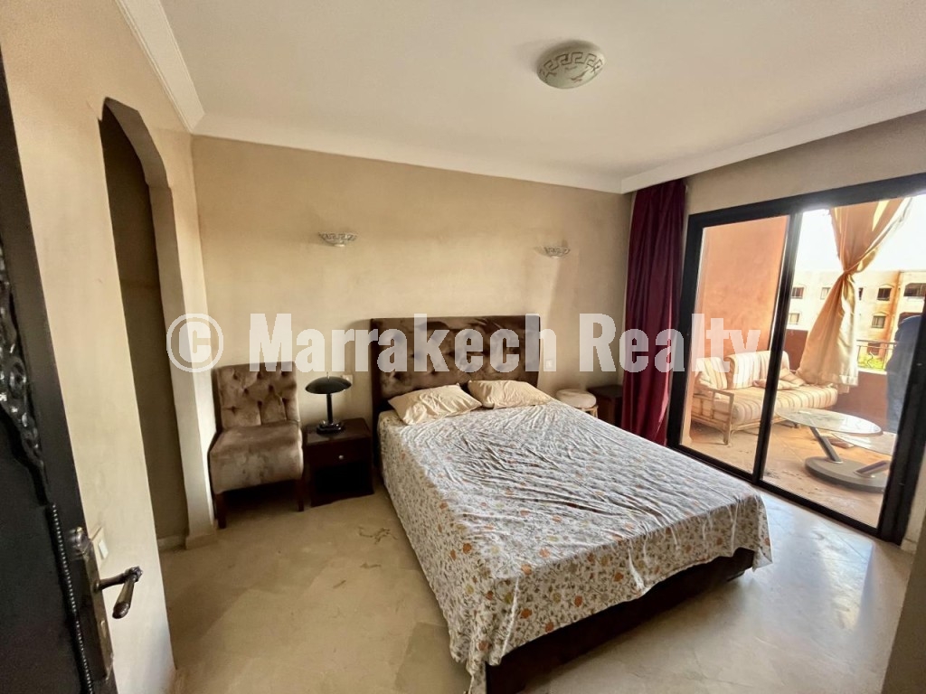 Furnished 2-bedroom apartment for rent in River Palm with pool view