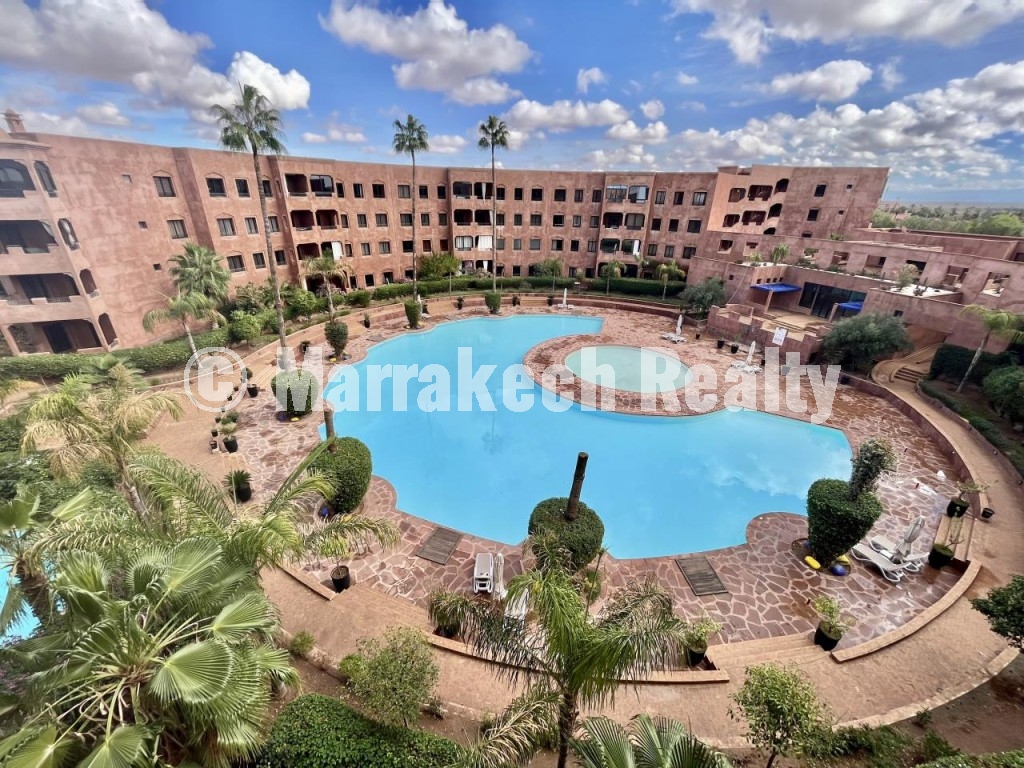 Furnished 2-bedroom apartment for rent in River Palm with pool view
