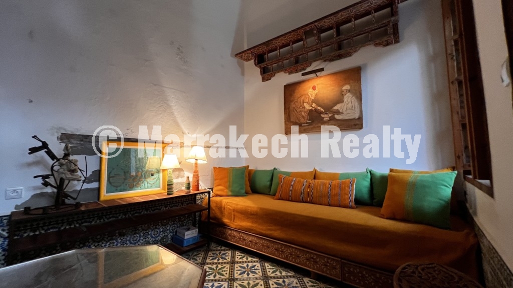 Riad d’exception à vendre au cœur de la Médina d’Essaouira avec galerie d’art et vue mer