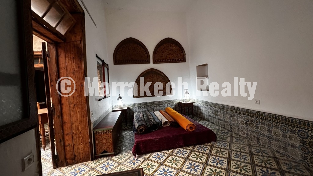 Riad d’exception à vendre au cœur de la Médina d’Essaouira avec galerie d’art et vue mer